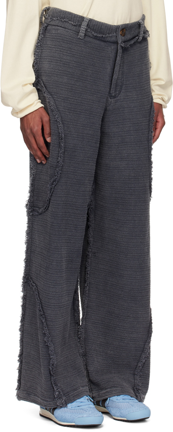 Isa Boulder SSENSE Exclusive Gray Swing Baggy Trousers