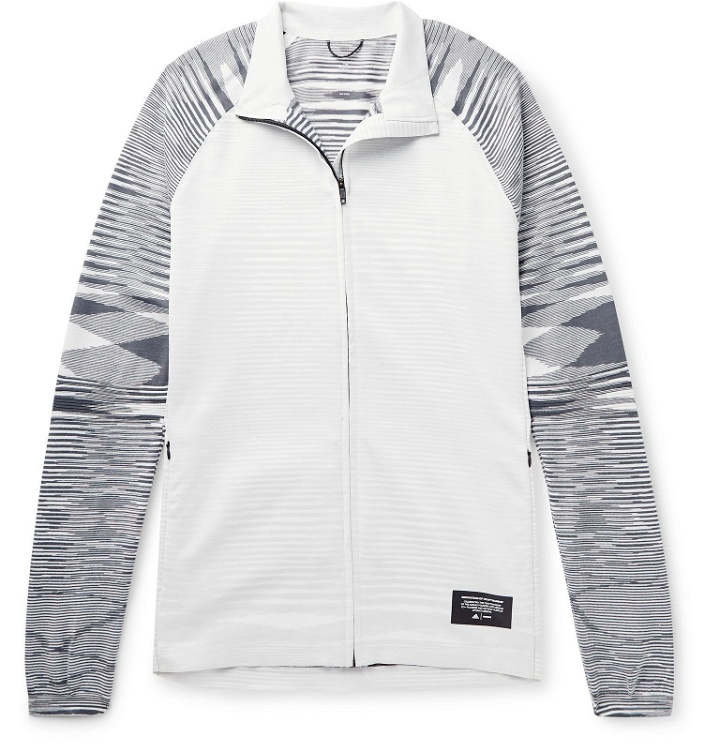 Photo: adidas Consortium - Missoni Tech-Jersey and Space-Dyed Stretch-Knit Track Jacket - Gray