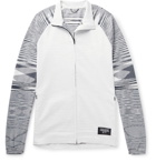 adidas Consortium - Missoni Tech-Jersey and Space-Dyed Stretch-Knit Track Jacket - Gray