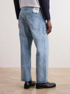 WTAPS - Blues Wide-Leg Logo-Embroidered Jeans - Blue