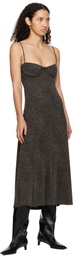 Beaufille Black Ariel Midi Dress