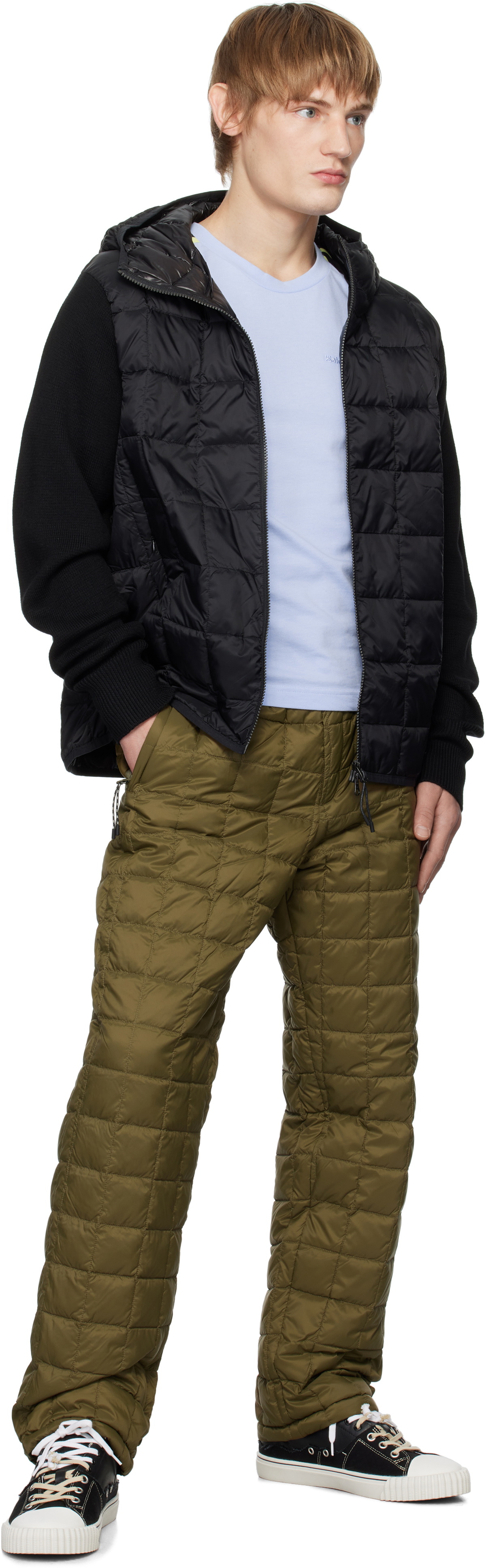 TAION Khaki Mountain Down Trousers