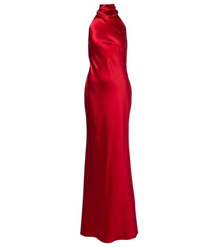 Photo: Ralph Lauren Collection Halterneck satin gown