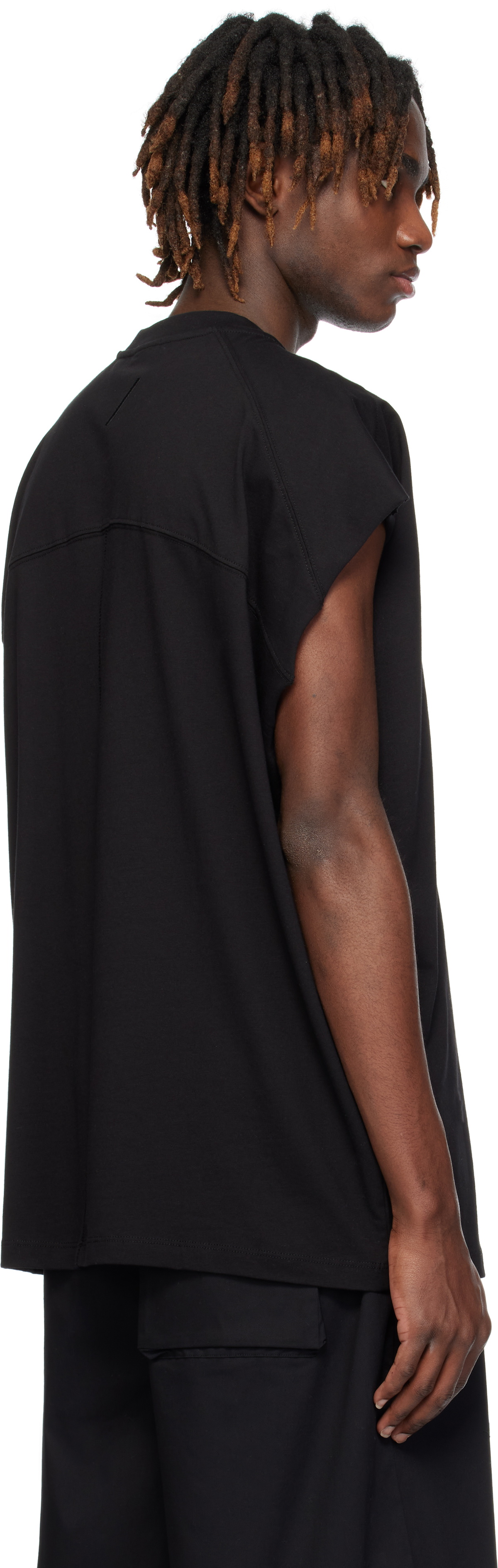 thom/krom Black M TS 847 Tank Top