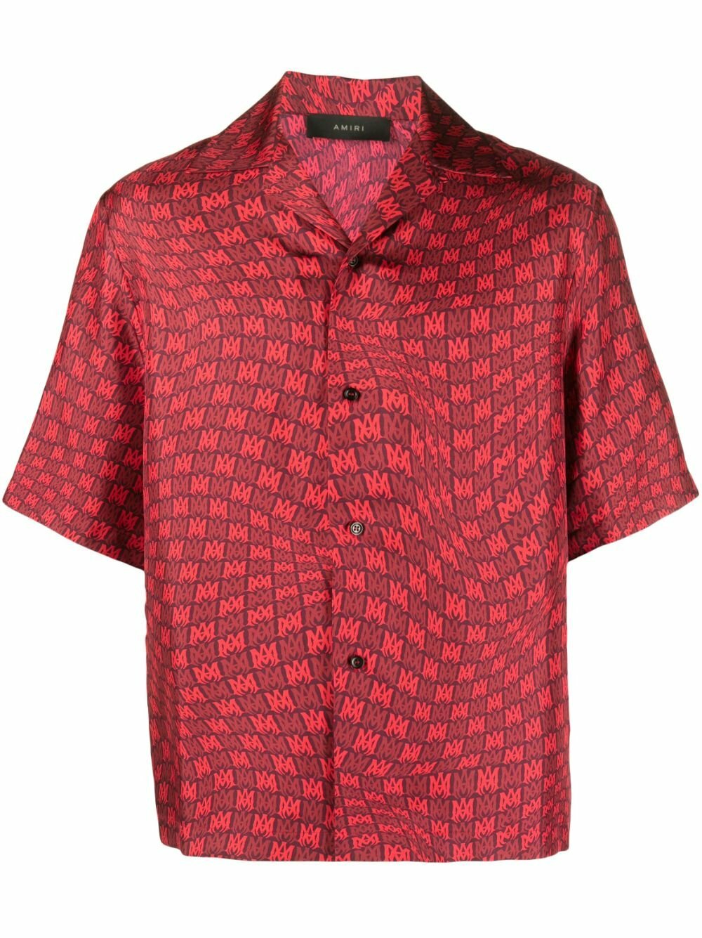 AMIRI X Browns Red Wavy M.A. Silk Shirt Amiri