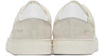 Common Projects White & Taupe Retro Summer Edition Low Sneakers