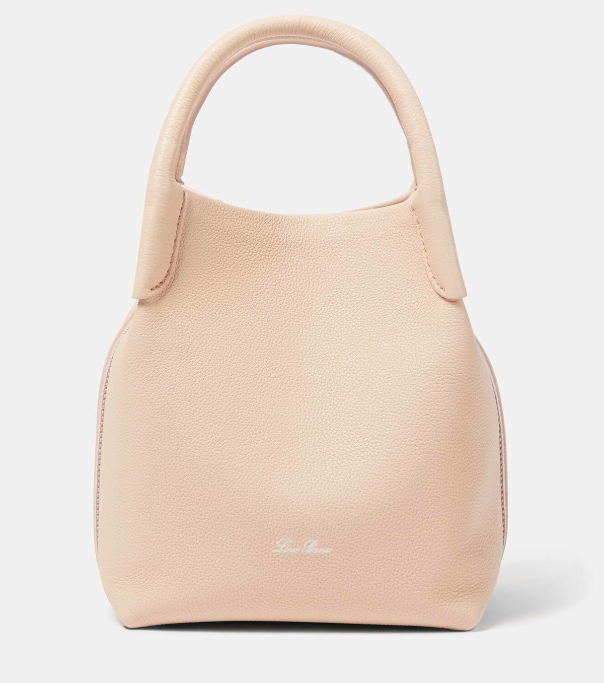 Loro Piana Bale Small leather tote bag Loro Piana