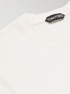 TOM FORD - Lyocell and Cotton-Blend Jersey T-Shirt - White