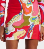 Pucci Orchidee jersey minidress