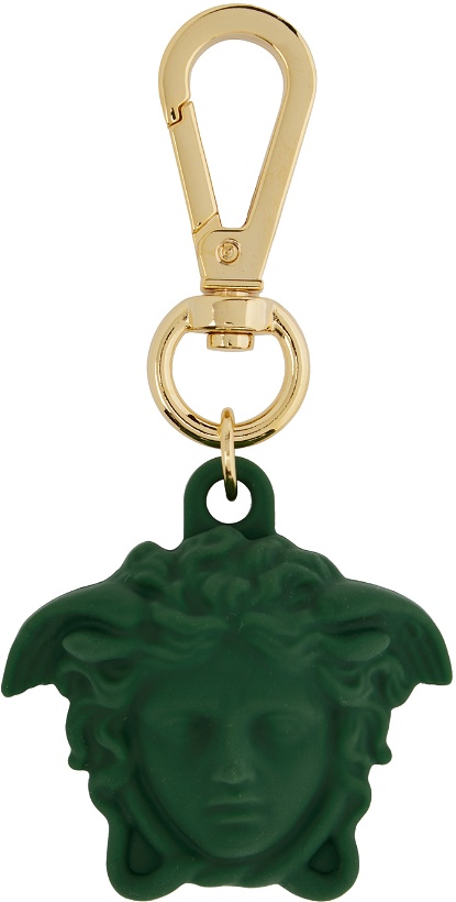 Photo: Versace Green Medusa Airtag Key Ring