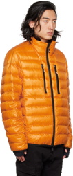 Moncler Grenoble Orange Quilted Down Jacket