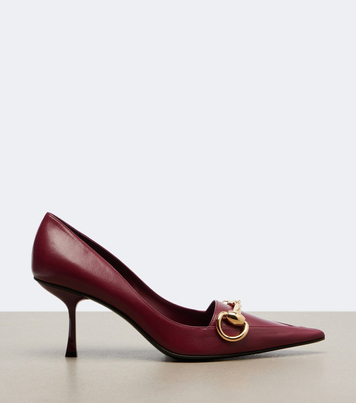 Gucci Helena Horsebit leather pumps