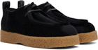 Bottega Veneta Black Torino Lace-Up Derbys