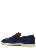 Aurélien Yacht Suede Loafers Navy