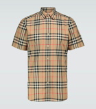 Burberry - Caxton checked short-sleeved shirt