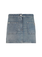 Courrèges Denim Mini Skirt