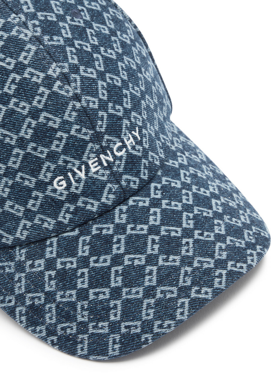 Givenchy Logo-monogrammed Denim cap - Blue - One Size