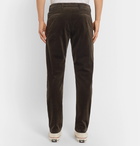 NN07 - Karl Slim-Fit Stretch-Cotton Corduroy Trousers - Men - Brown