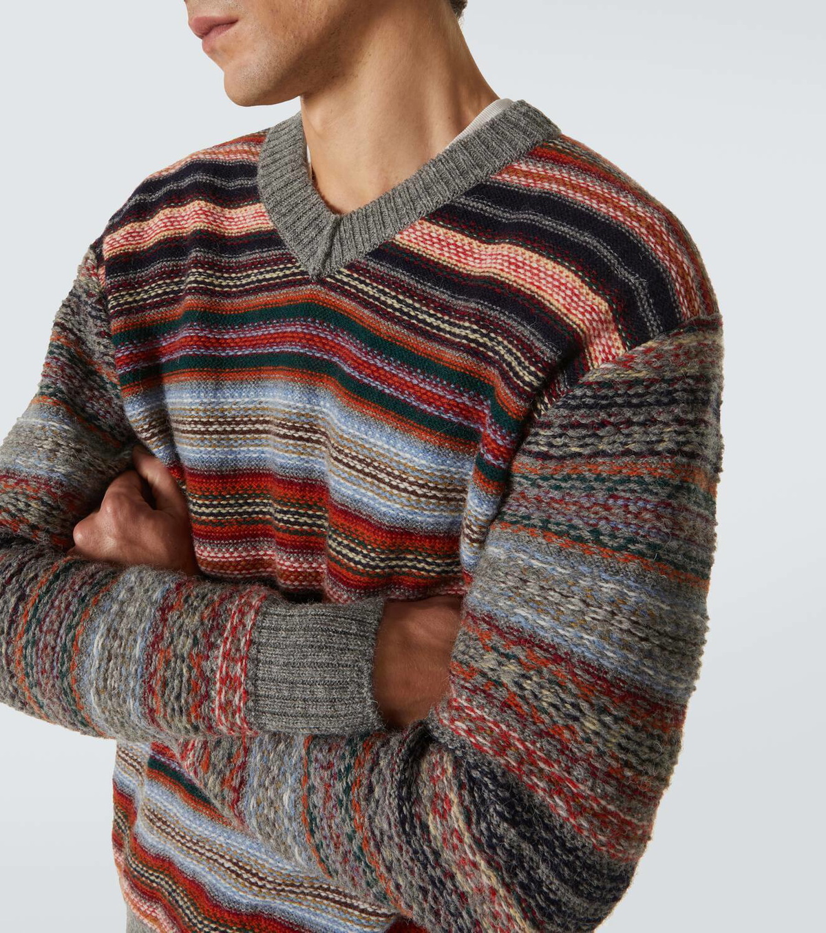 Junya Watanabe Striped wool sweater