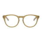 nonnative Beige Kaneko Optical Edition Dweller Glasses