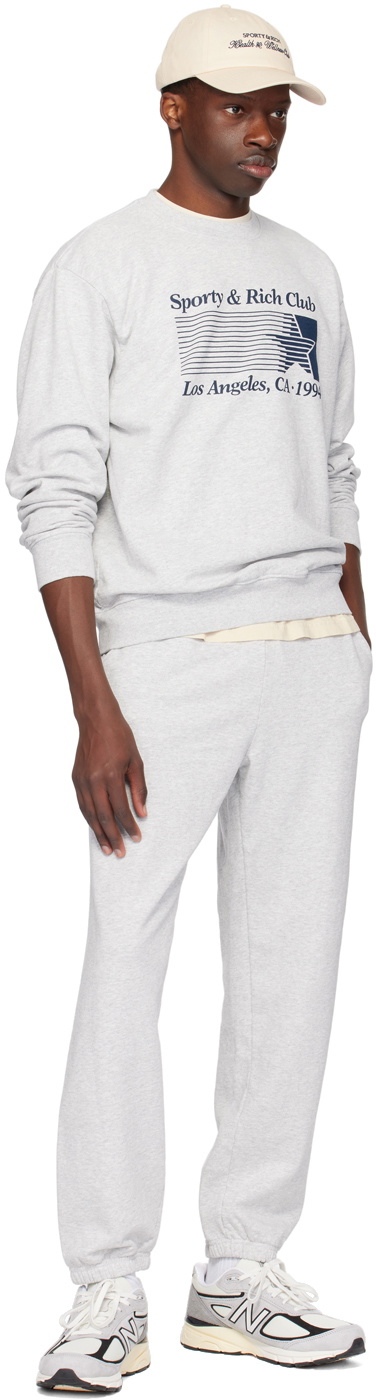 Sporty & Rich Gray Starter Sweatpants