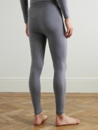 Falke - Printed Virgin Wool-Blend Ski Tights - Gray