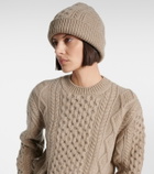 Loro Piana Cable-knit cashmere beanie