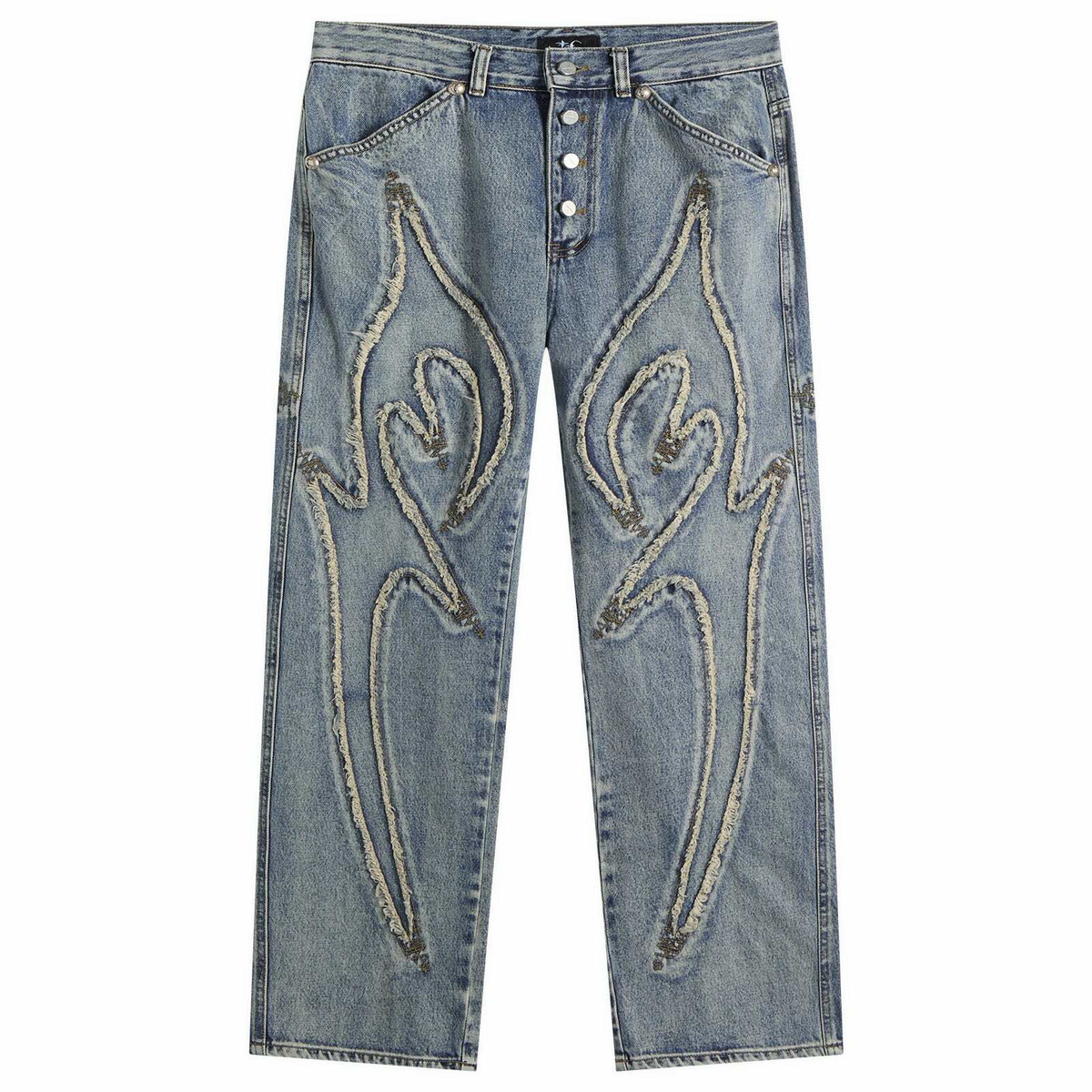 Thug Club Black Chain Stitch Jeans Thug Club