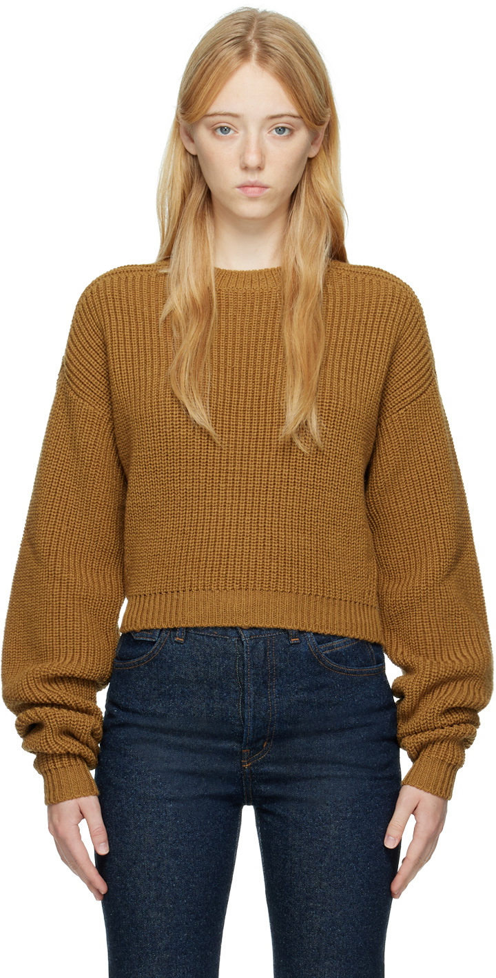 Quira SSENSE Exclusive Brown Raglan Sweater