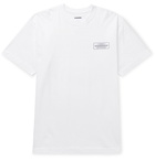 Neighborhood - Bar & Shield Logo-Print Cotton-Jersey T-Shirt - White