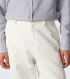 Brunello Cucinelli Cotton and wool chinos
