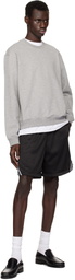 John Elliott Gray Beach Crew 2 Sweatshirt