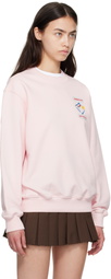 Casablanca Pink 'Casablanca' Montagne Sportif Sweatshirt