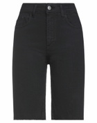 Jucca Womens Denim shorts in Black