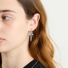 Rick Owens Women's Pentagram Charm Earring in Palladio 