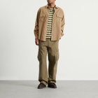 Café Mountain Men's Double Pocket Seersucker Cord Heritage Shirt in Oat
