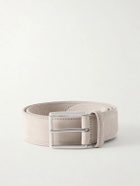 Anderson's - 3cm Suede Leather Belt - Brown
