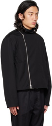 Jil Sander Black Blouson Jacket