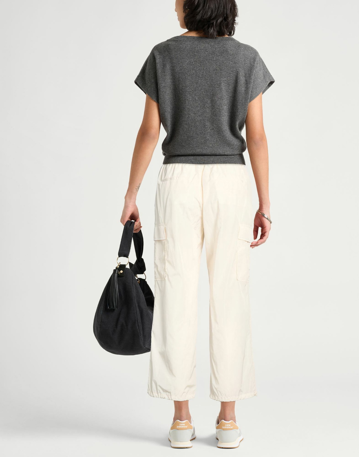 Peserico Easy Womens Pants Ivory