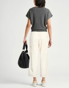 Peserico Easy Womens Pants Ivory
