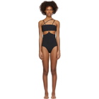 Rudi Gernreich Black Classic Monokini One-Piece Swimsuit