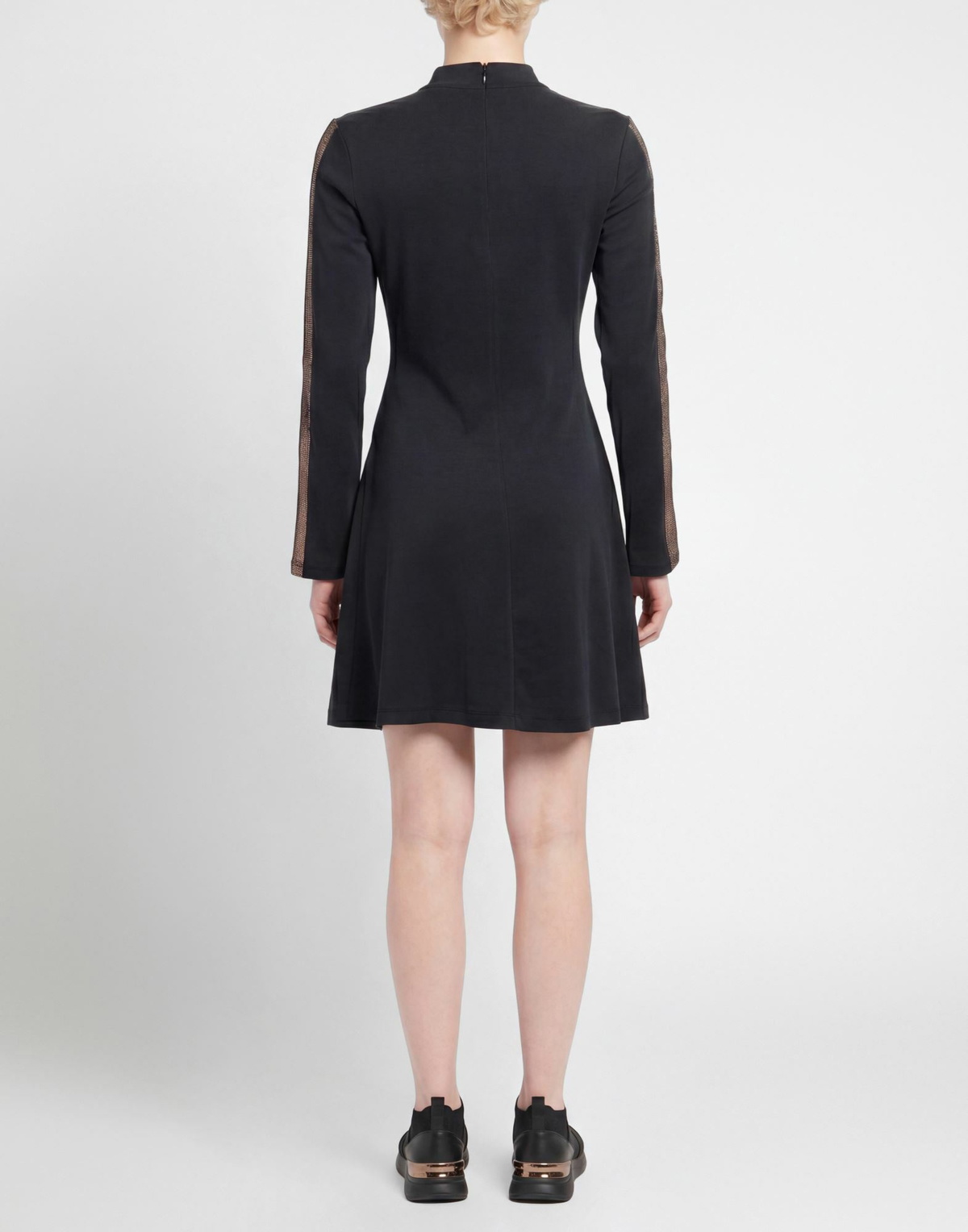 Ea7 Womens Mini dress Midnight in Blue