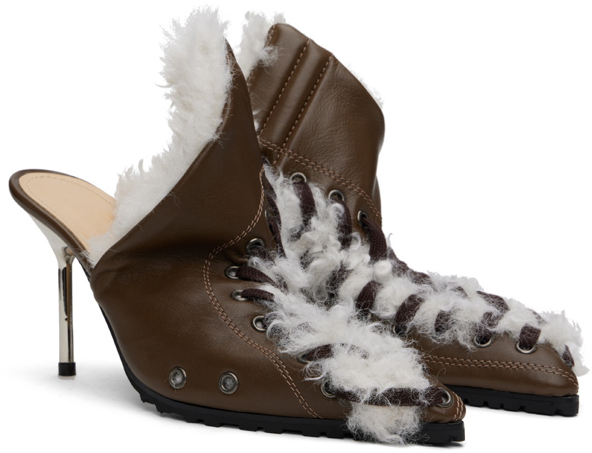 Ottolinger Brown Heel Mules