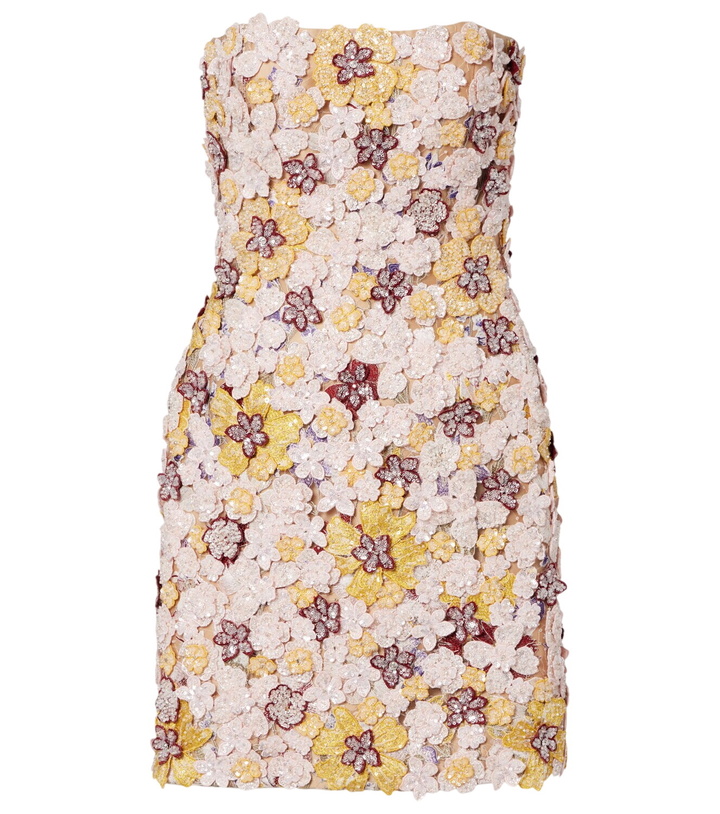 Photo: Costarellos Sirra embellished corset dress