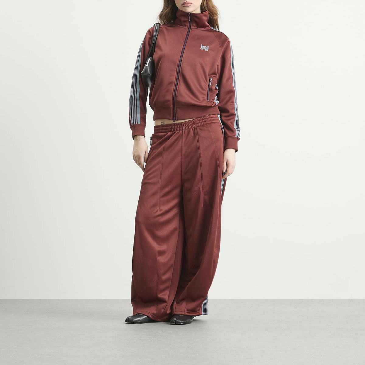 Needles Women's Track Jacket in Rust