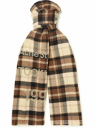 Acne Studios - Logo-Print Checked Wool Scarf