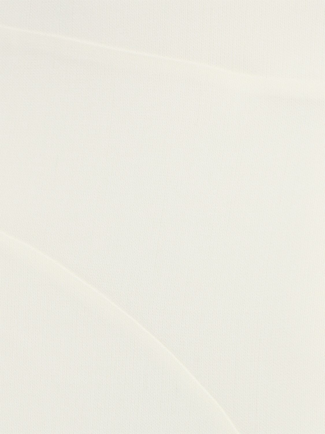 VICTORIA BECKHAM Spiral Seam Fine Ribbed Skirt