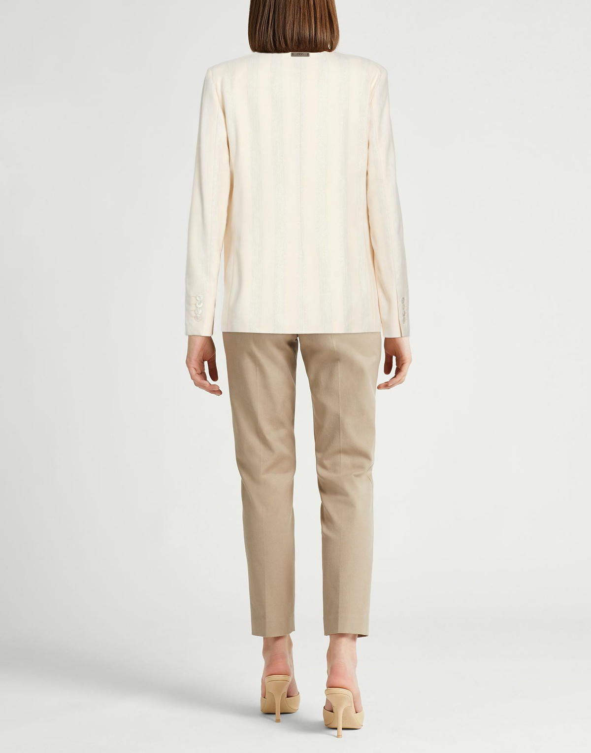 Peserico Womens Blazer Ivory