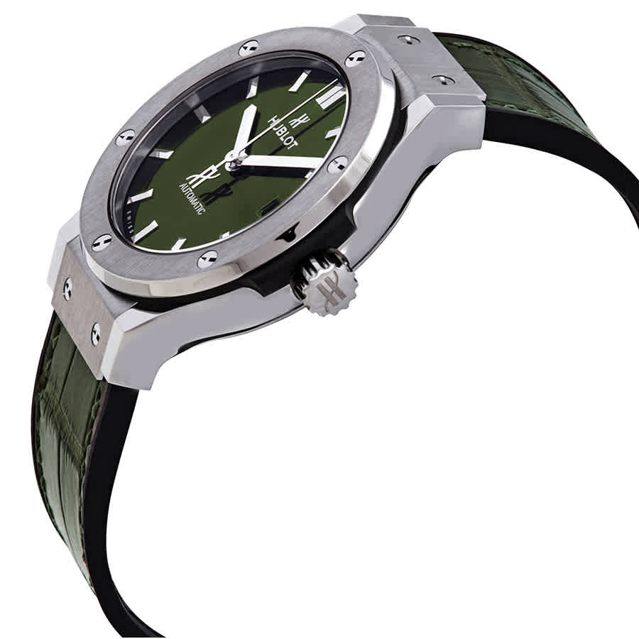 Hublot Classic Fusion Automatic Green Dial Mens Watch 565.NX.8970.LR