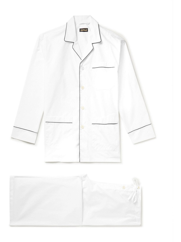 Photo: PAUL STUART - Cotton-Poplin Pyjama Set - White